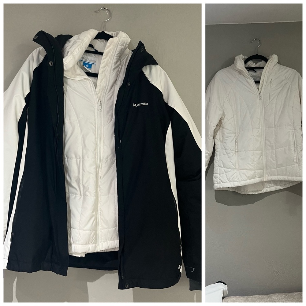 Women’s Columbia interchange jackets sz large